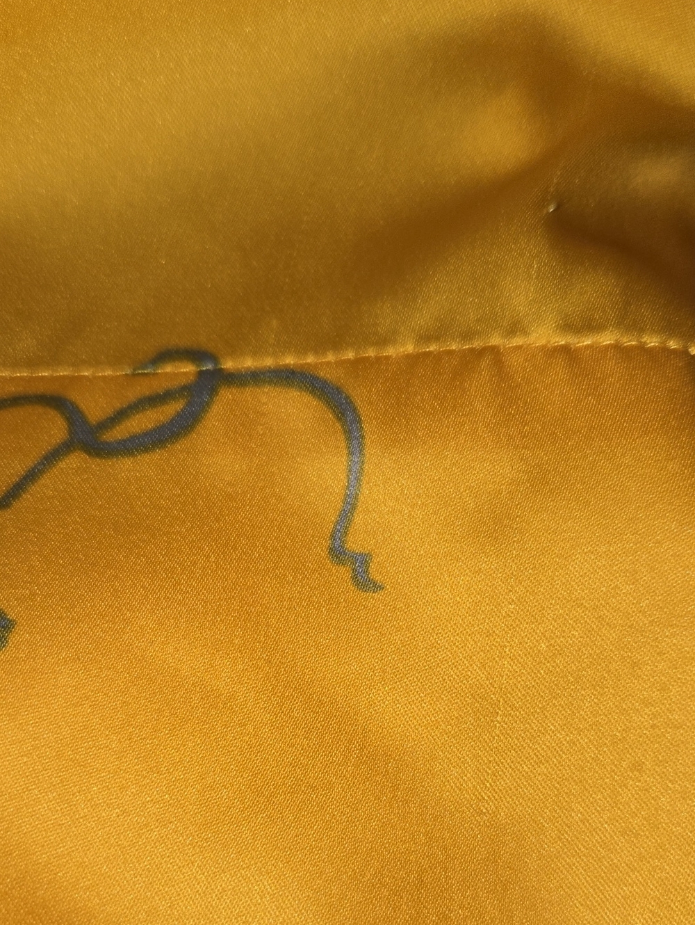 Soft Surroundings Bright Golden Floral Satin Tunic - Picture 14 of 14